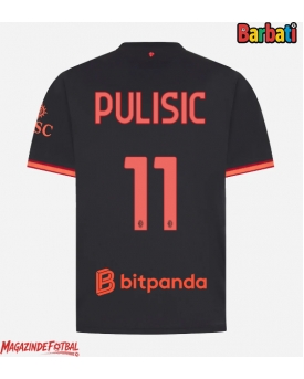AC Milan Christian Pulisic #11 Tricou Fotbal Replică 2026-27 Barbati Treilea AC Milan Christian Pulisic #11 Tricou Fotbal Replică 2026-27 Barbati Treilea